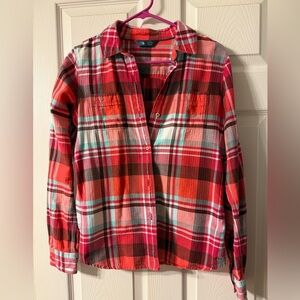 Women’s plaid north face shirt